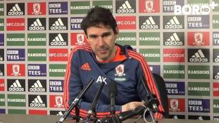 NEWS CONFERENCE  Aitor Karanka on Brighton at home [upl. by Alisa82]