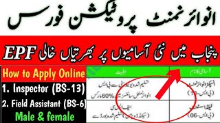 Environment Protection Force Jobs  Male amp Female  Online Apply  Last Date 13112024 [upl. by Rozele670]