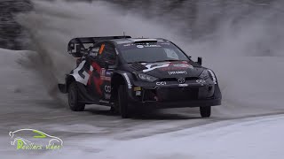 BEST OF WRC Rally Sweden 2024  FLATOUT BETWEEN SNOWBANKS [upl. by Harald]