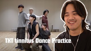 TXT 2023 MUSIC BANK GLOBAL FESTIVAL Tinnitus Dance Practice  REACTION [upl. by Etakyram]