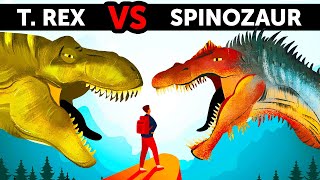 TRex VS Spinosaurus [upl. by Heyra]