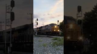 CSX B451 heading east towards Riverdale to then reverse into Bladensburg train csx railroad [upl. by Gilligan]