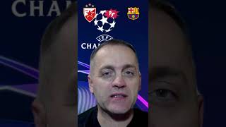 CZVEZDA  BARSELONA KOJI REZULTAT OČEKUJETE fkcrvenazvezda championsleague viralvideo [upl. by Brownson696]