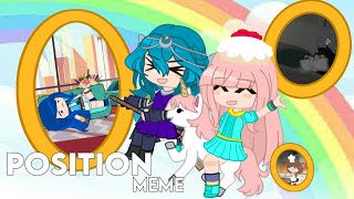 Position Meme  ItsFunneh Gacha [upl. by Anawt]