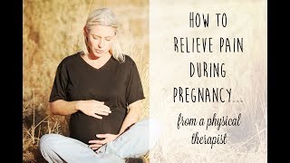 3 stretches to relieve pain during pregnancy [upl. by Gaulin403]