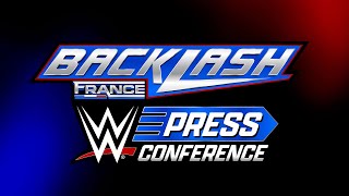 WWE Backlash France PostShow Press Conference May 4 2024 [upl. by Eanrahc]