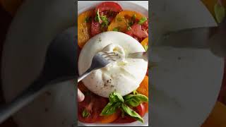 what is burrata cheese shorts burrata cheese [upl. by Filomena302]