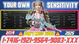 BGMI BEST SENSITIVITY SETTINGS  BGMI SENSITIVITY CODE  BMI ZERO RECOIL SENSITIVITY [upl. by Yarahs]