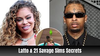 Fans Think Latto Is Hinting at Dating 21 Savage Based on Her Sims Characters [upl. by Nala568]