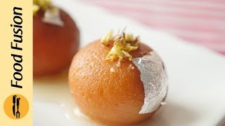 Gulab Jamun with Milk Powder Recipe By Food Fusion [upl. by Eimmis]