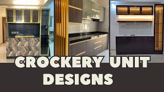 Crockery unit designs  Latest 2024  home [upl. by Eulaliah170]