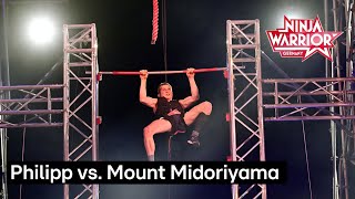 Last Man Standing Philipp Göthert scheitert am Mount Midoriyama  Ninja Warrior Germany 2023 [upl. by Allecram]