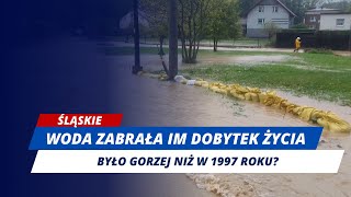 Powódź w Śląskiem Wielka woda zabrała im dobytek życia [upl. by Aeirdna28]