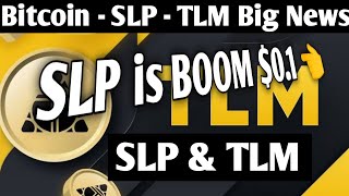 Bitcoin Today Big News  SLP price prediction  TLM price prediction  Crypto PUMP [upl. by Domonic]