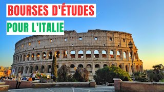 BOURSES DÉTUDES POUR LITALIE 🇮🇹 39 étudiants bourses italie [upl. by Ardnaed]