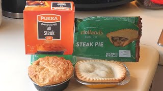 PUKKA All STEAK PIE Vs HOLLANDS STEAK PIE  Morrisons  Food Review [upl. by Cassil]