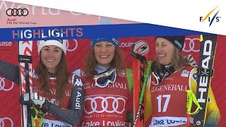 Highlights  Ilka Stuhec shines in Lake Louise  FIS Alpine [upl. by Kaycee276]