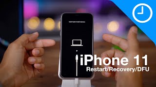 iPhone 11 amp 11 Pro how to force restart recovery mode DFU mode etc [upl. by Adnilram]