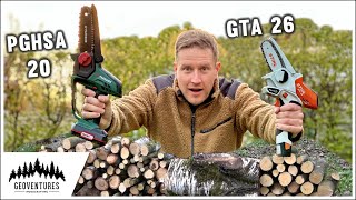 TEST Parkside PGHSA 20V vs Stihl GTA 26 [upl. by Potter77]