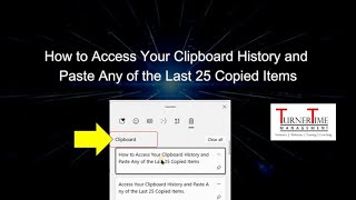 How to Access Your Clipboard History and Paste Any of the Last 25 Copied Items [upl. by Suoivart]