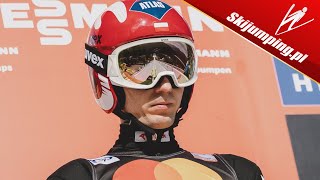 Kamil STOCH na mecie sezonu 202324 [upl. by Illom]