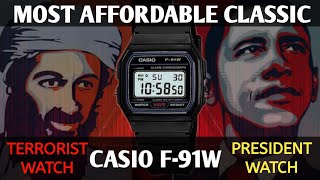 Casio F91W Review  Worlds Most Selling Watch  A Legend under 10 [upl. by Nekcerb]