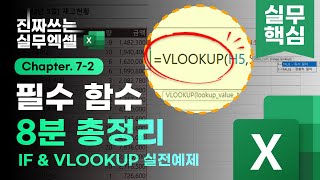 엑셀 필수 함수 2개면 충분합니다  IF amp VLOOKUP 완벽정리  진짜쓰는 실무엑셀 721 [upl. by Hubing]