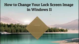 How to Change Your Lock Screen Background in Windows 11 [upl. by Adey870]