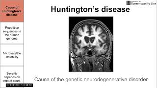 Cause of Huntingtons disease [upl. by Anitreb986]