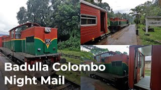 Train Number 1046 Badulla Colombo Night Mail Getting Ready to Depart in Sri Lanka Railways [upl. by Wershba]