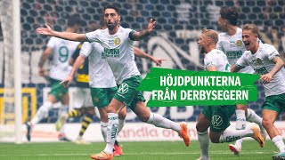 HÖJDPUNKTER  Hammarby 42 AIK  Magiska baljor gav derbyseger [upl. by Nike]