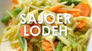 Sajoer Lodeh Recept  heerlijk Indisch gerecht  Indische groente gerechten  De Indische keuken [upl. by Jeannie]