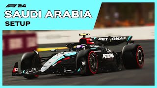 F1 24 Saudi Arabia Setup  Optimal Race Setup [upl. by Nilrev497]