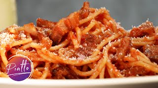 Pasta AMATRICIANA Ricetta Originale di AMATRICE [upl. by Jacques]