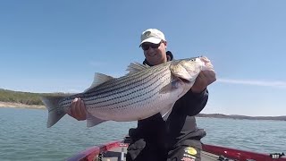 Striper on Bull ShoalsPRESPAWN [upl. by Wainwright]