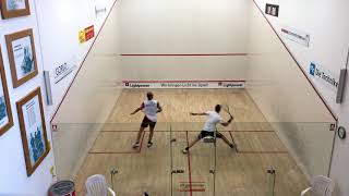 Bundesliga squash 2018 Rosner vs Bennett [upl. by Anayd130]