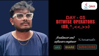 Master Bitwise Operators  AND OR XOR Shift Operators amp EvenOdd Check  Day 3  By Amar  Java [upl. by Rowan]