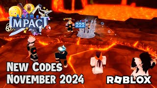 Roblox Anime Impact New Codes November 2024 [upl. by Fronniah]