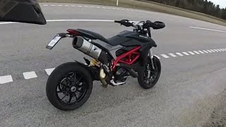 Ducati Hypermotard 821 Termignoni  0200 kmh [upl. by Uba]