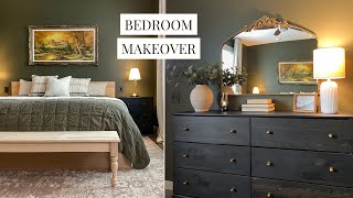 Primary Bedroom Makeover dark amp moody [upl. by Aelat439]