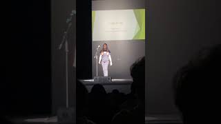 Monologue “Bug Study” by Emma GoldmanSherman Performed by Lilah Fodel age 13 at the Hippodrome [upl. by Aivad]