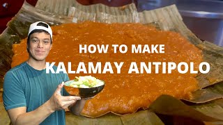 KALAMAY ANTIPOLO STICKY CARAMEL RICE CAKE [upl. by Ahtiekal]