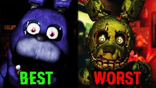 The BEST And WORST Jumpscare From Every FNAF Game [upl. by Salamanca]