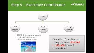 Shaklee Dream Plan Shaklee Compensation Plan Explained [upl. by Neerol]