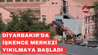 İŞKENCE MERKEZİ DİYARBAKIR CEZAEVİ’NDE YIKIM BAŞLADI [upl. by Neirb]