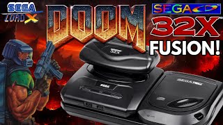 Doom CD32X Fusion  Sega 32X Resurrection Update [upl. by Ahsait]