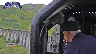 Jacobite from the footplate of Black 5 45231 [upl. by Bedwell]