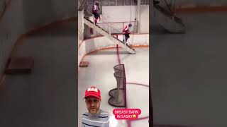 Definition of a barn😂 hockeyboxbreaks hockeycards beerleaguehockey [upl. by Parent]