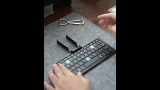 14 Foldable Portable Keyboard with magnetic holder [upl. by Zwick]