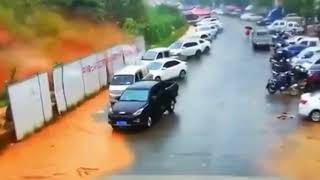 A Landsliding Caught On Camera landslide landsliding l Amazing Video No 81 [upl. by Nawuj]